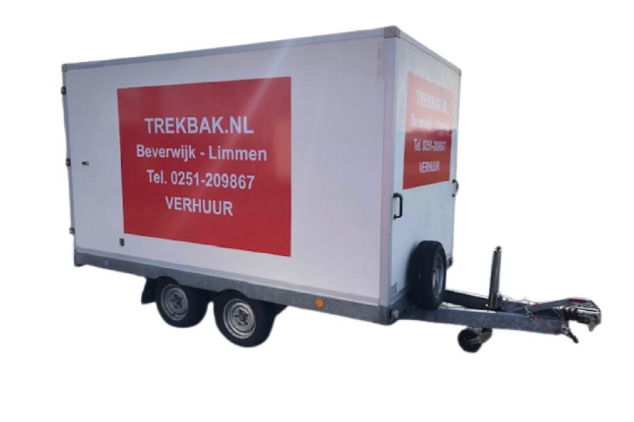 2000 kg gesloten aanhanger - Trekbak - 1