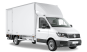 Bakwagen met laadklep logo