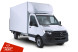 Bakwagen met laadklep 18 m3 logo