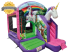 Unicorn springkussen bounce logo