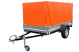 Aanhanger met huif | Enkelasser logo