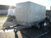 Aanhanger met huif | Tandemas huif 3 m