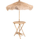 Bamboe statafel met parasol