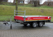 Tandem open aanhanger | Geremd XL