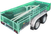 Aanhanger met net 257 cm