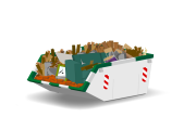3m³ Bouw- en sloopafvalcontainer