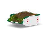 3m³ Tuin- en groenafvalcontainer