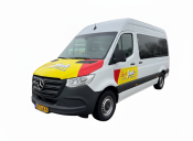 Verhoogde Mercedes Sprinter | 9 persoons