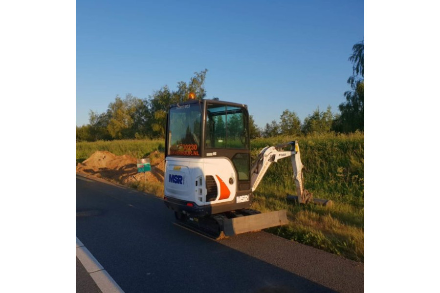 Minigraafmachine 1,7 ton op rups - MSR Verhuur - 1