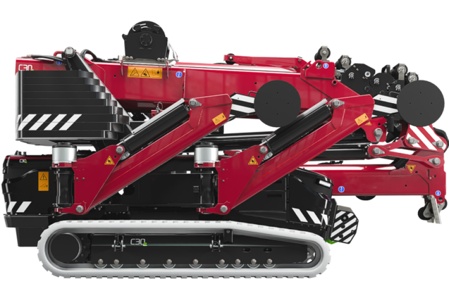 Mini hijskraan | C30e bemand - Vugts Verhuur - 2