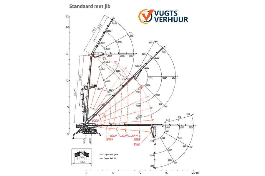 Mini hijskraan | C30e bemand - Vugts Verhuur - 3