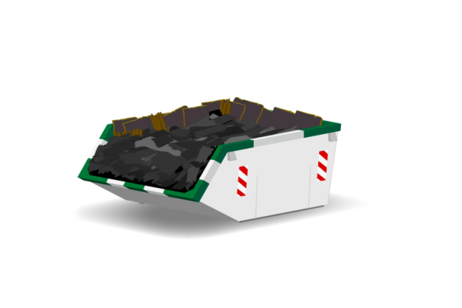 4m³ Dakafvalcontainer - Container-Gigant - 4