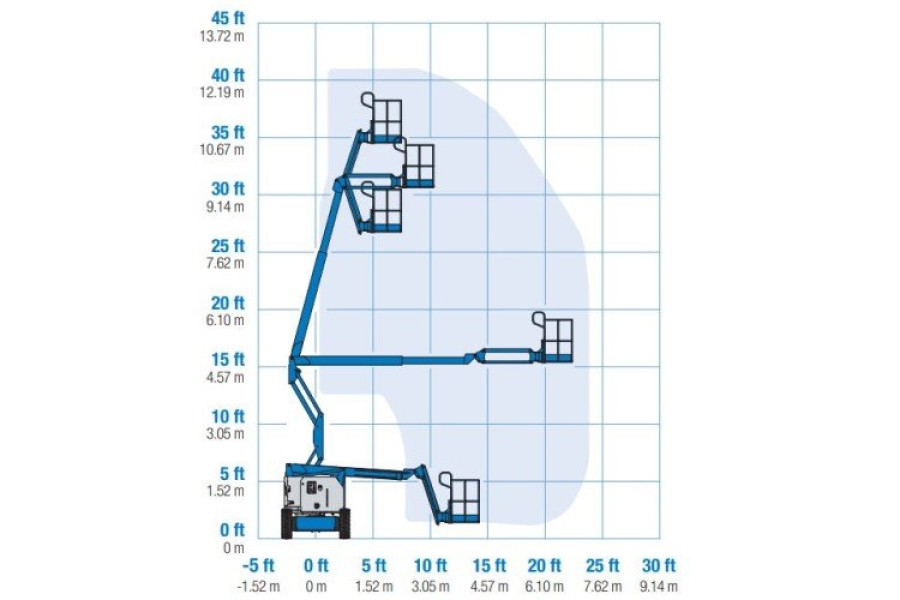 Knikarmtelescoophoogwerker | 12,5 meter (diesel) - A1 Verhuur B.V. - 1