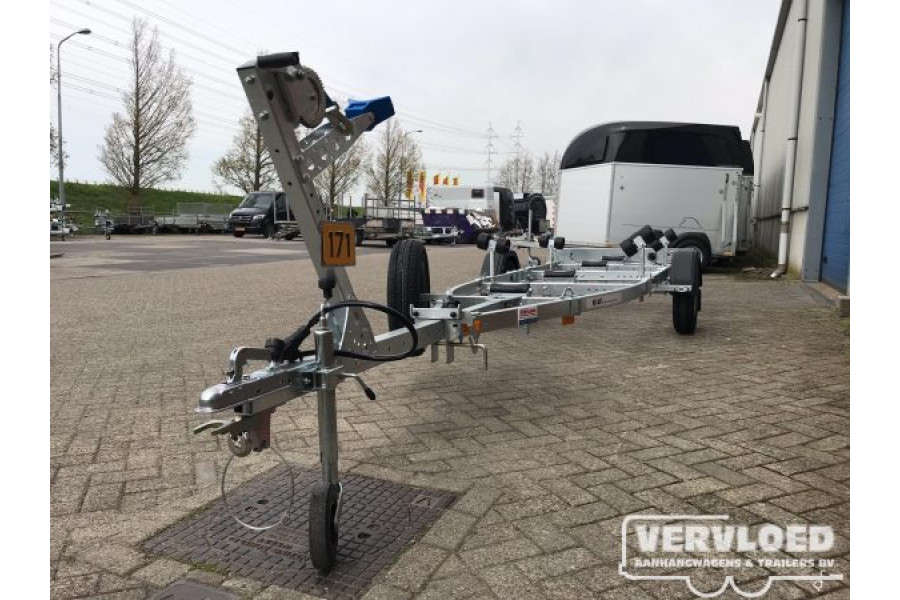 Boottrailer enkelasser kantelbaar 750kg - Vervloed Aanhangwagens & Trailers - 6