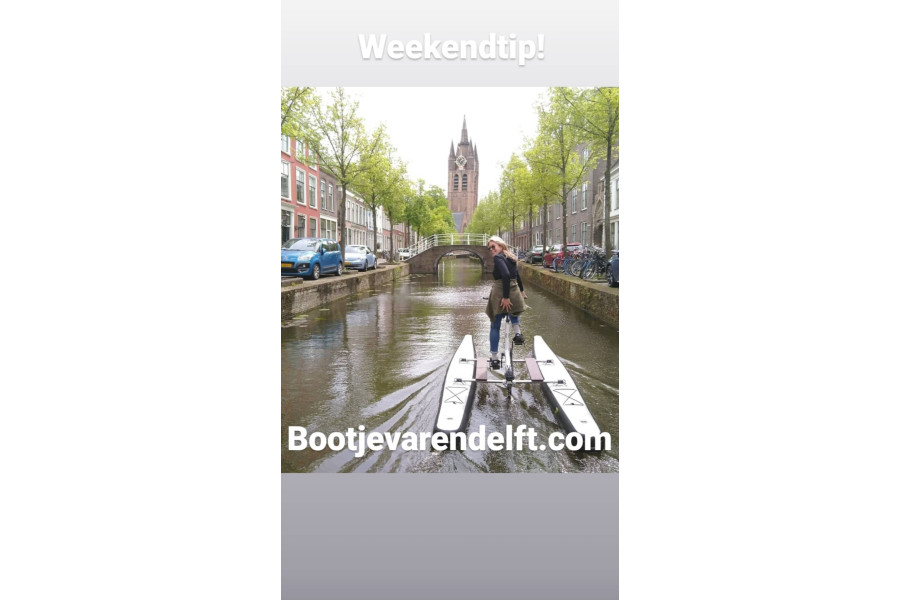 Waterbike - Bootje Varen Delft - 2