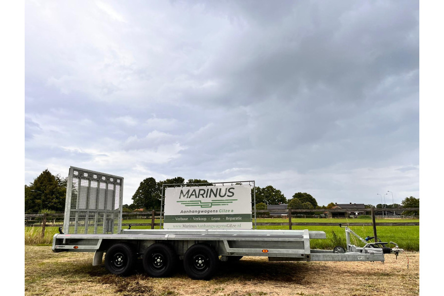 Machine transporter 3500KG - Marinus Aanhangwagens Gilze - 1