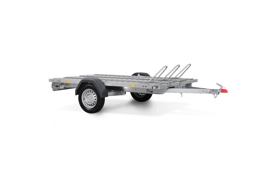 Motor aanhanger verstevigd max 3 motoren - Joey Schaar Verhuur B.V. - 1