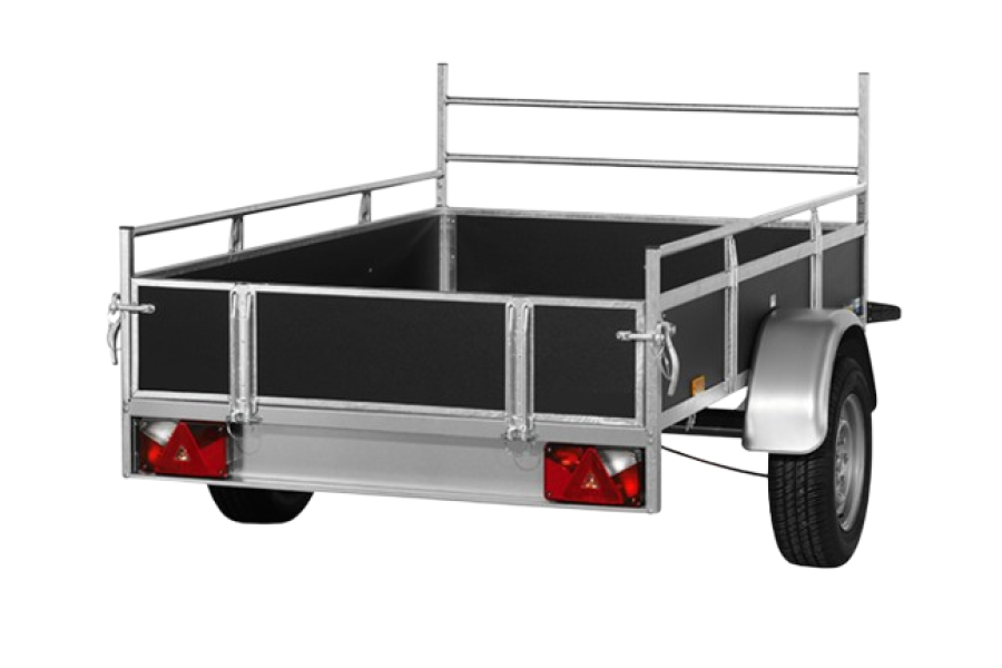 Open aanhanger huren | Middel (geremd) - 123 Machineverhuur - 1