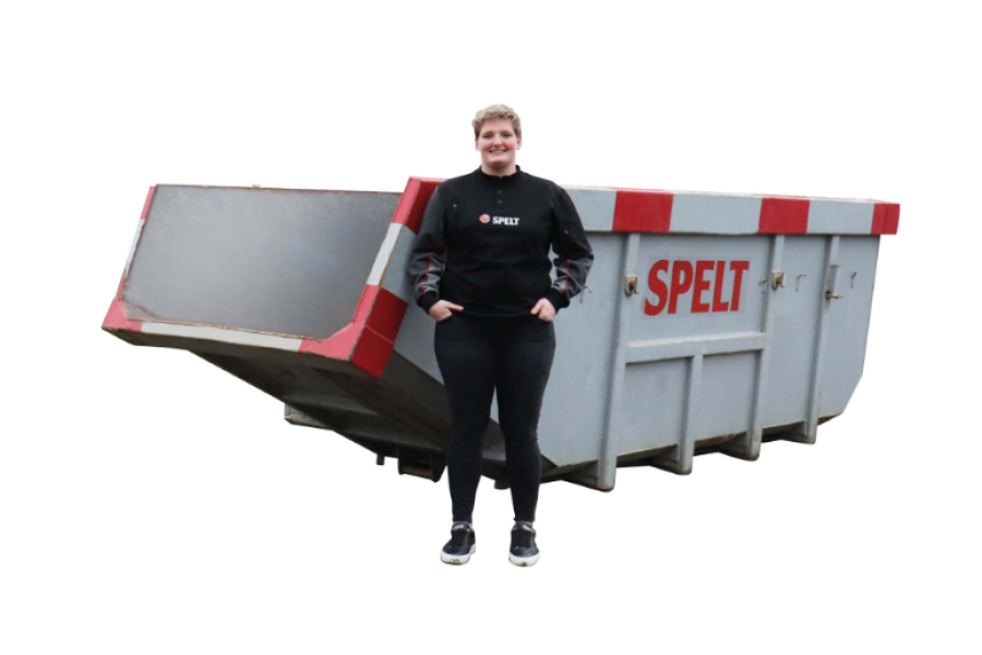 12m³ Houtafvalcontainer - Spelt Afvalinzameling - 2