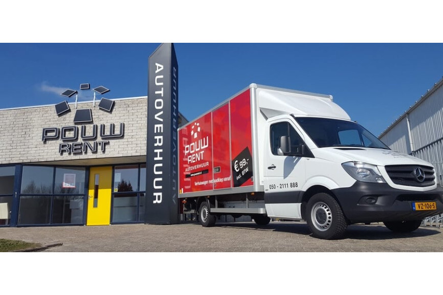 Bakwagen met laadklep 18m3 - Pouw Rent Groningen - 5