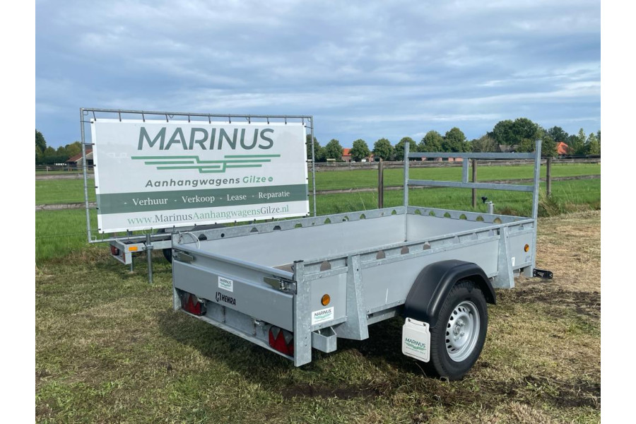 Open bakwagen 750KG - Marinus Aanhangwagens Gilze - 1