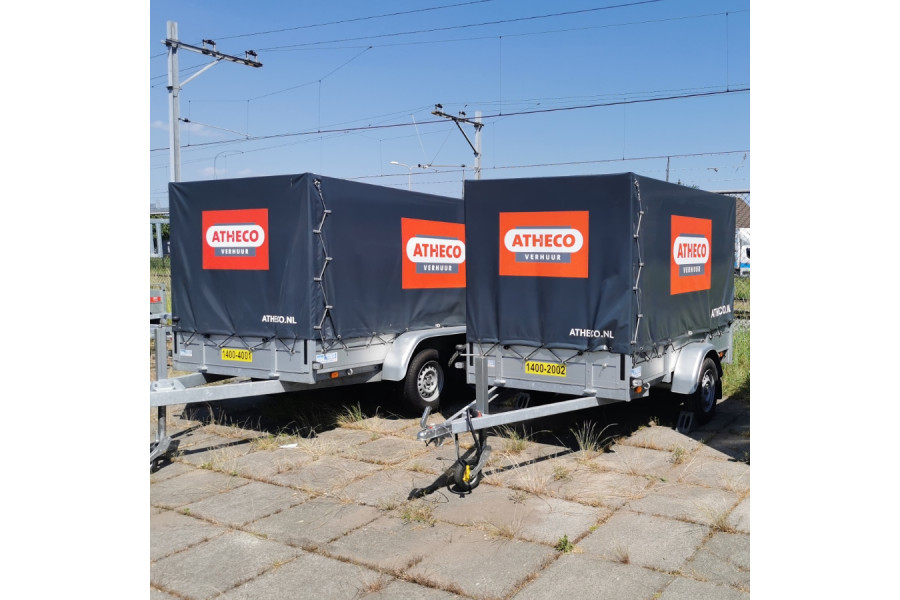 Aanhanger met huif - Atheco Verhuur - 1