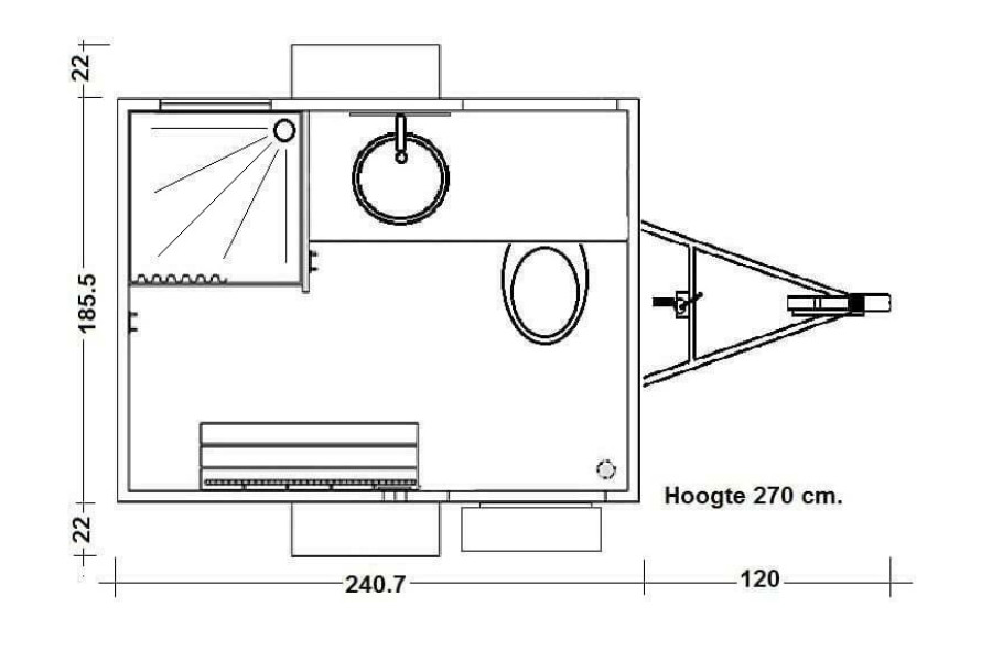 Luxe mobiele badkamer - Van Bergen Verhuur - 4