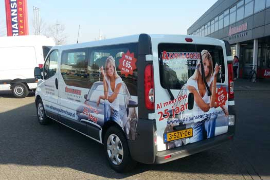 Renault Trafic 9-persoons - Adriaanse Autoverhuur - 2
