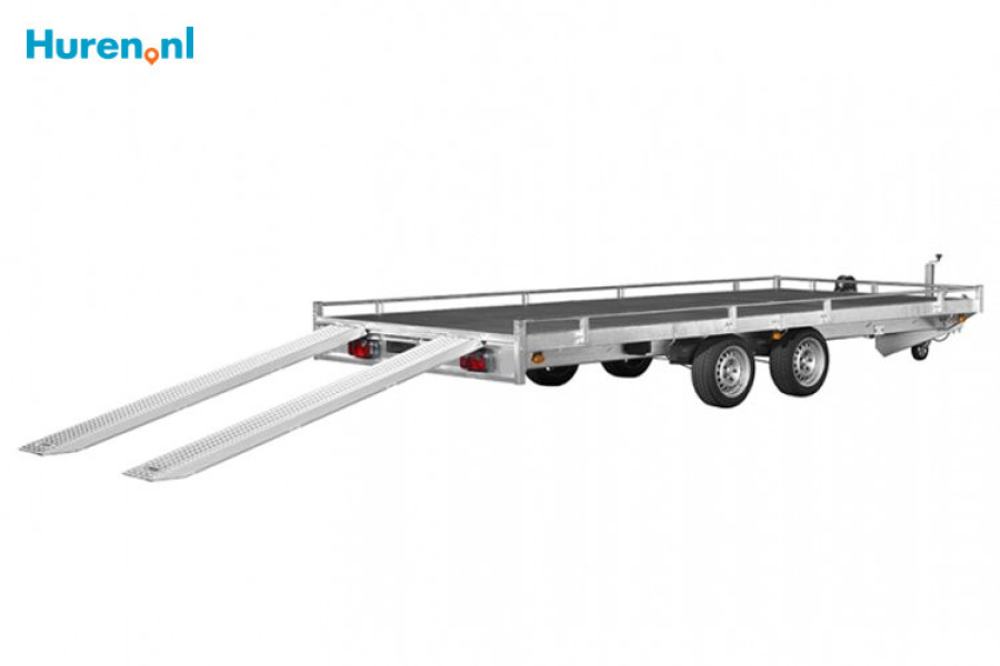 Tandem autotransporter - JDB Aanhangwagen verhuur Goirle - 1