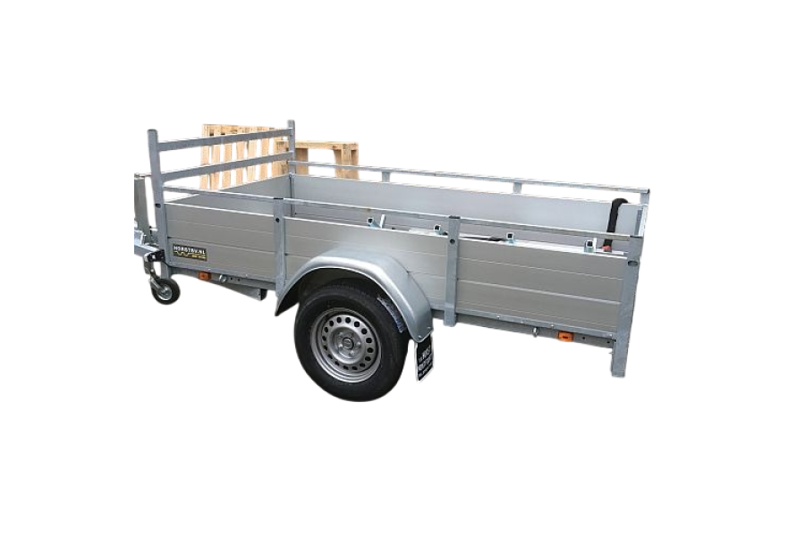 Aanhangwagen enkelasser | 750 kg - Gereedschapverhuur.nl - 1