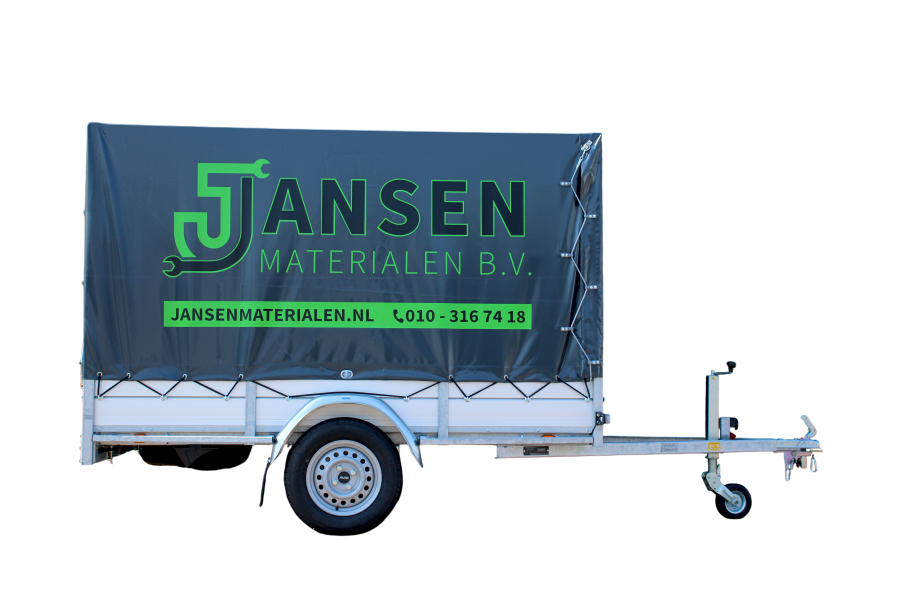 Aanhanger met huif - Jansen Materialen BV - 1