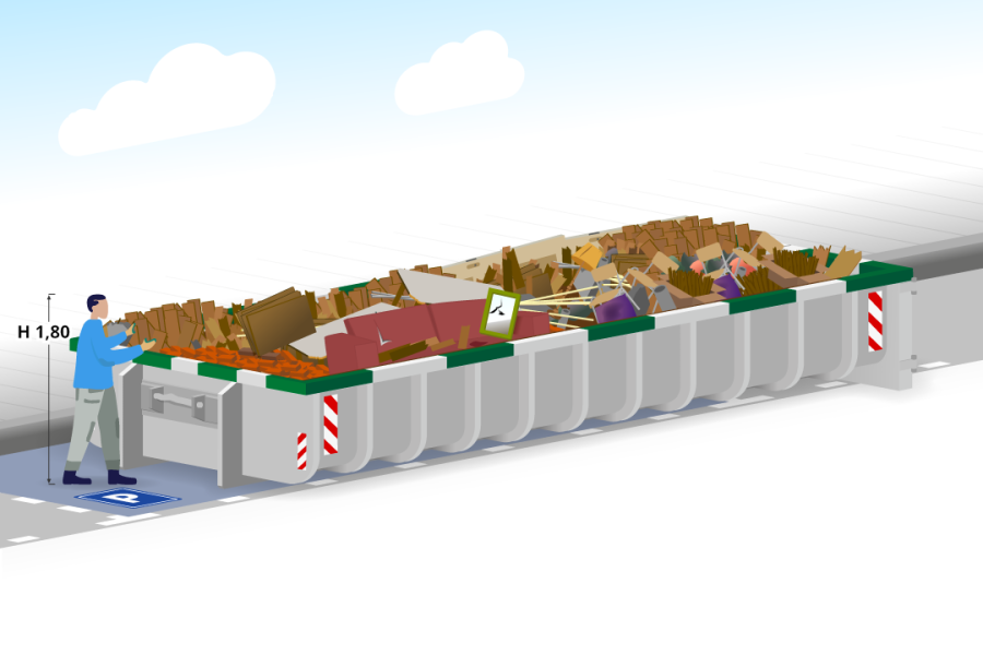 20m³ Grofvuilcontainer - Container Huren Nederland - 2