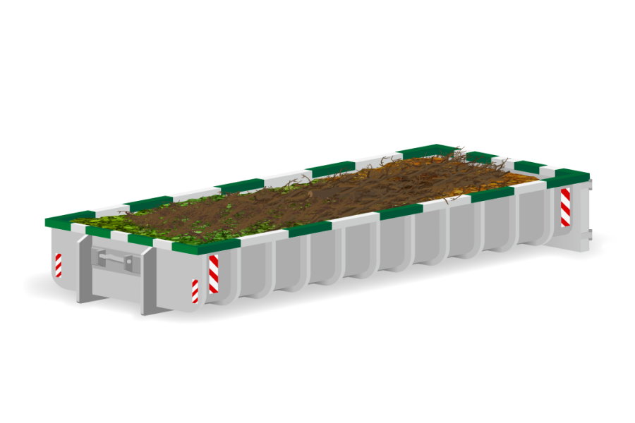 15m³ Tuin- en groenafvalcontainer - P. van Erp Containers - 3