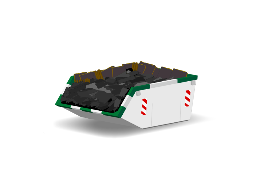 3m³ Dakafvalcontainer - Container-Service.nl - 2