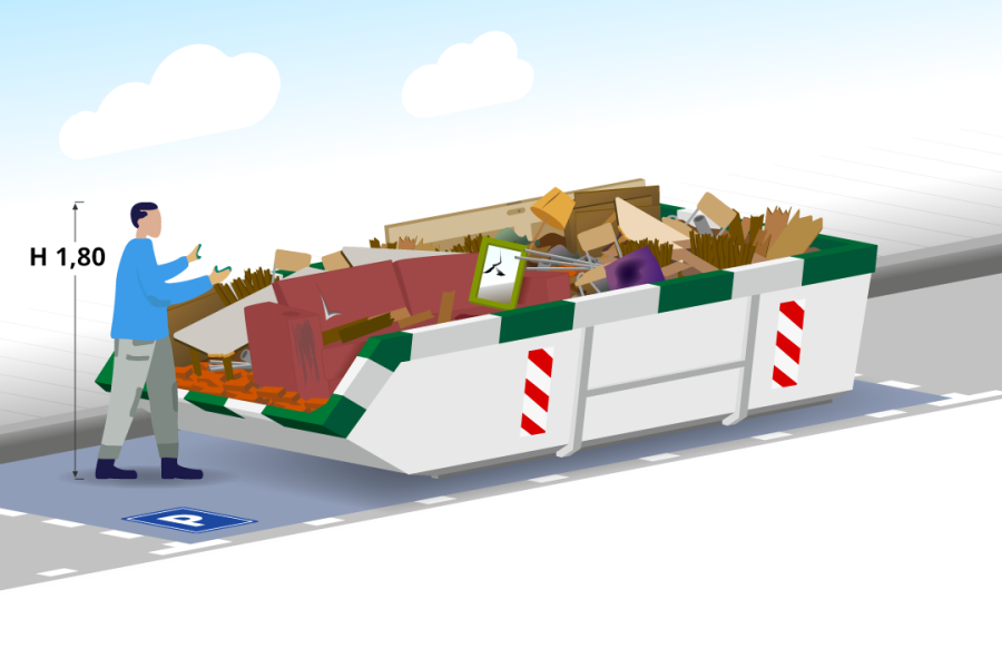 6m³ Grofvuilcontainer - Goedkopecontainer.nl - 3