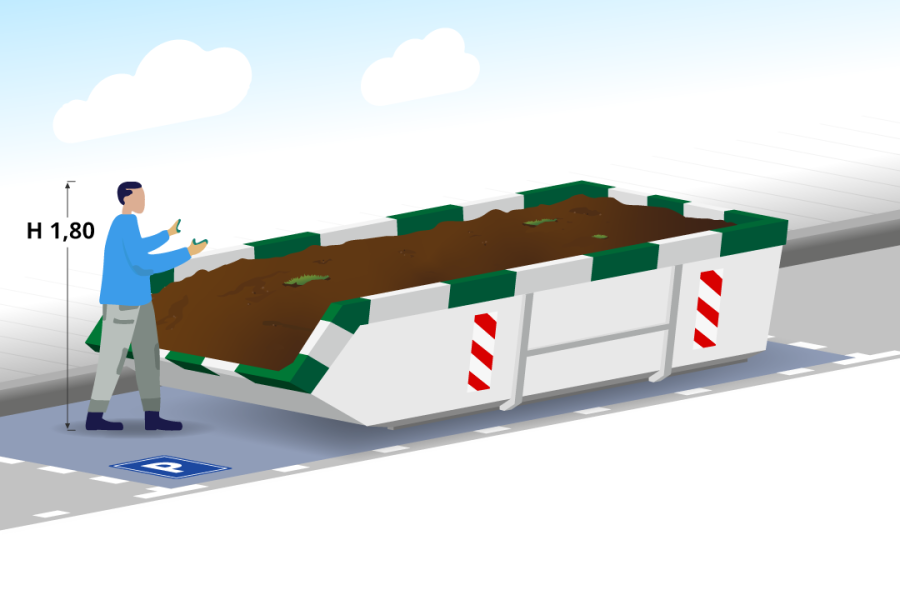 6m³ Grondafvalcontainer - Goedkopecontainer.nl - 3