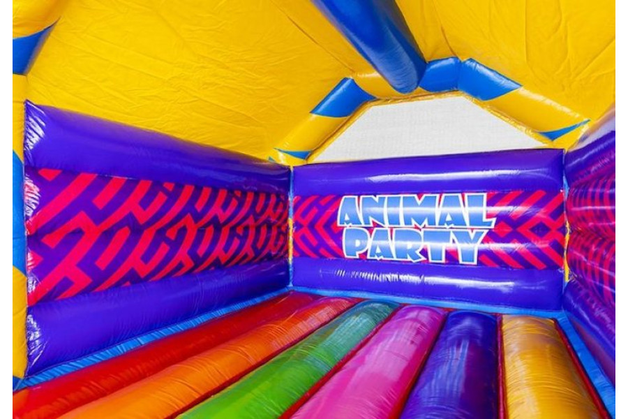 Springkussen 'Animal Party' - Jump-Now - 2