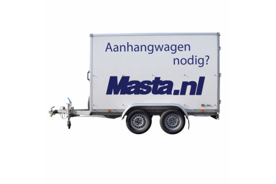 Gesloten tandem aanhanger - Masta Aanhangwagens - 1