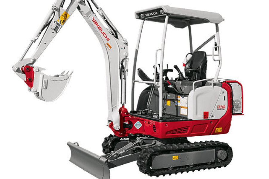 Minigraafmachine | TAKEUCHI TB-216 - Gert-Jan Bon Machineverhuur - 1