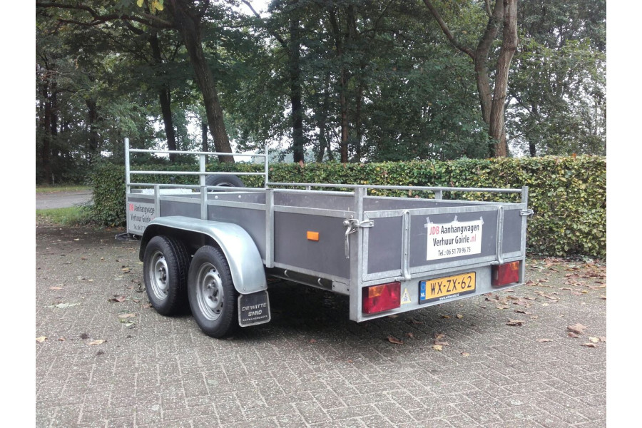 Tandem open aanhanger 300x150 - JDB Aanhangwagen verhuur Goirle - 1