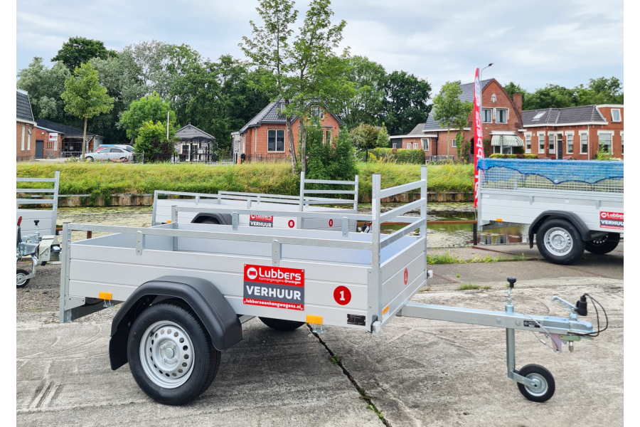 Open aanhanger | 205x113 cm - Lubbers Aanhangwagens Groningen - 2