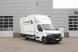 Bakwagen met laadklep logo