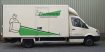 Bakwagen met laadklep logo