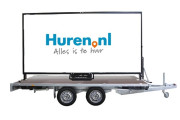 Reclame aanhanger - Huren.nl - 1
