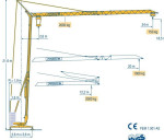24m gieklengte | POTAIN HD16C
