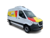 Koelwagen 10m3 met 2 temperaturen