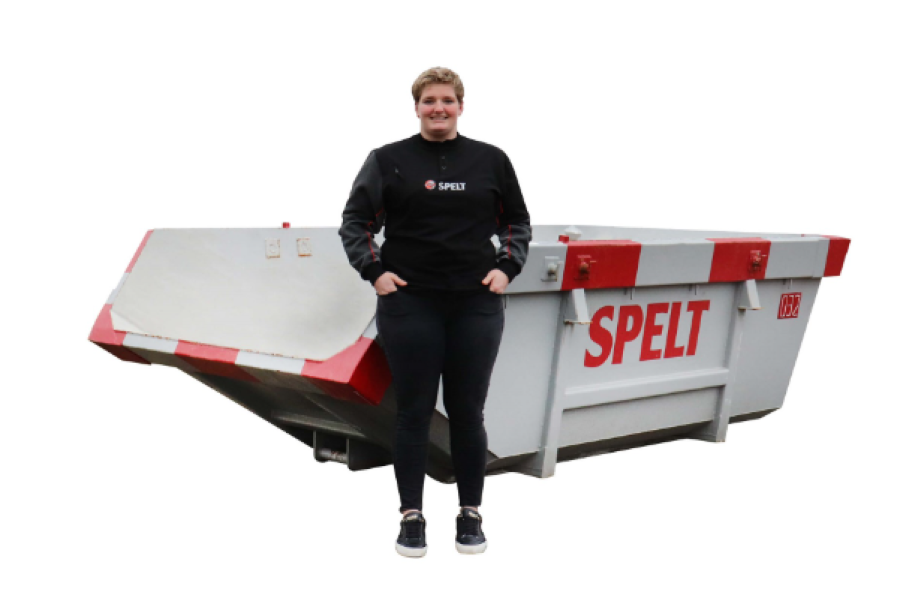 6m³ Puinafvalcontainer - Spelt Afvalinzameling - 2