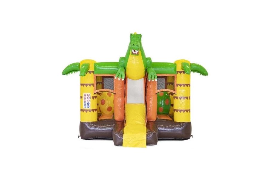 Open springkussen dinosaurus - Konings Kidsparty - 2