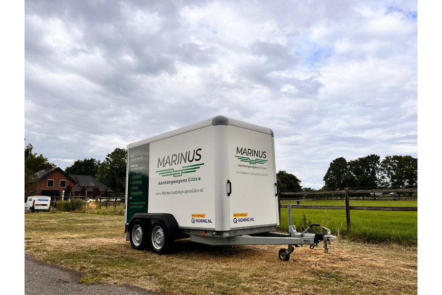 Gesloten bakwagen 2700KG - Marinus Aanhangwagens Gilze - 2