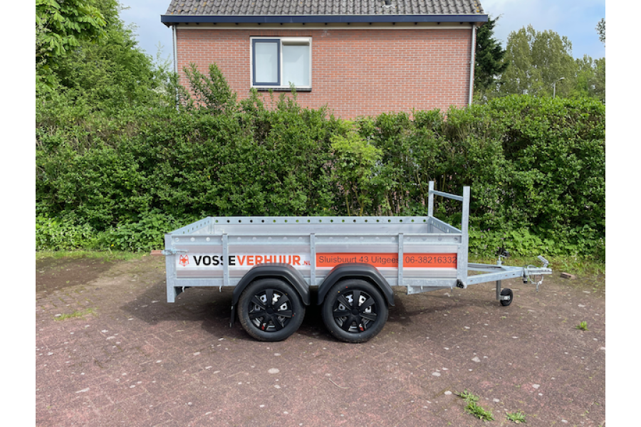 Tandem aanhanger | 250x130 - Vosse verhuur - 2